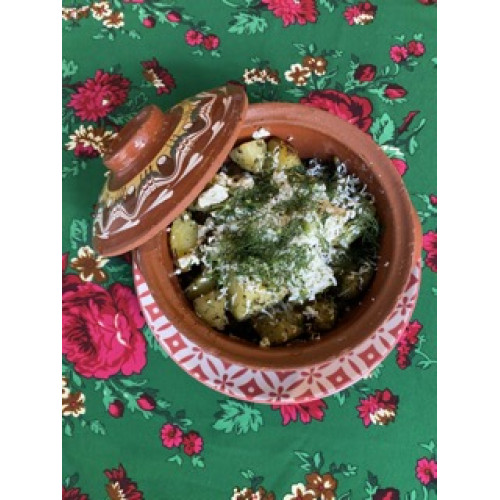 Pieczone ziemniaki z sirene